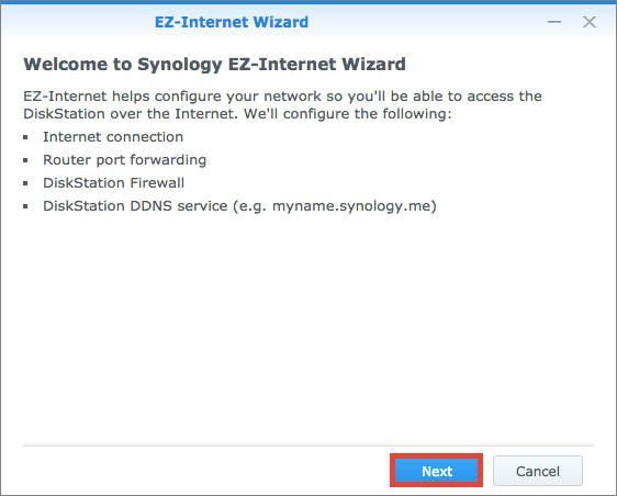 如何使synology Nas可通过internet访问 Synology 知识中心